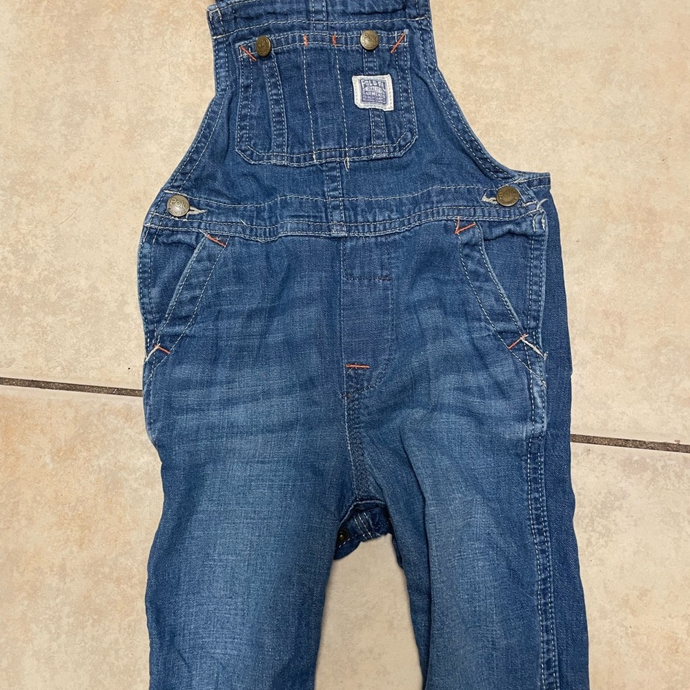 Ralph Lauren Blue Kids Overalls